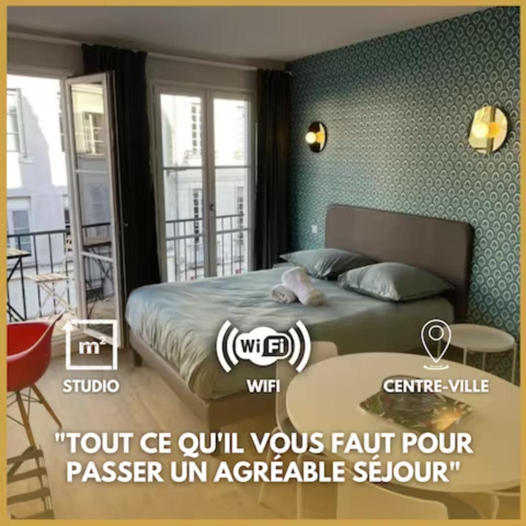 Chaleureux Studio * Neuf * Hypercentre * Wifi * Apartman Orléans Kültér fotó