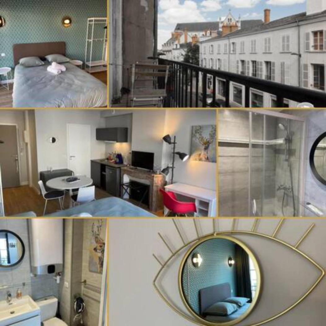 Chaleureux Studio * Neuf * Hypercentre * Wifi * Apartman Orléans Kültér fotó